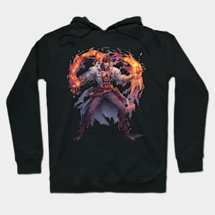 Anime Fire Magician Hoodie